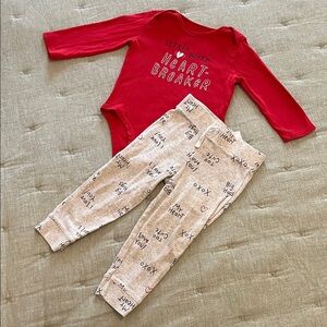 Carter's 18M Valentine’s Day Matching Set